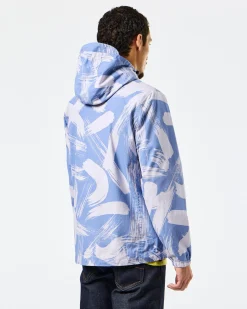 Technician Camo Cotton Jacket Cornflower Blue