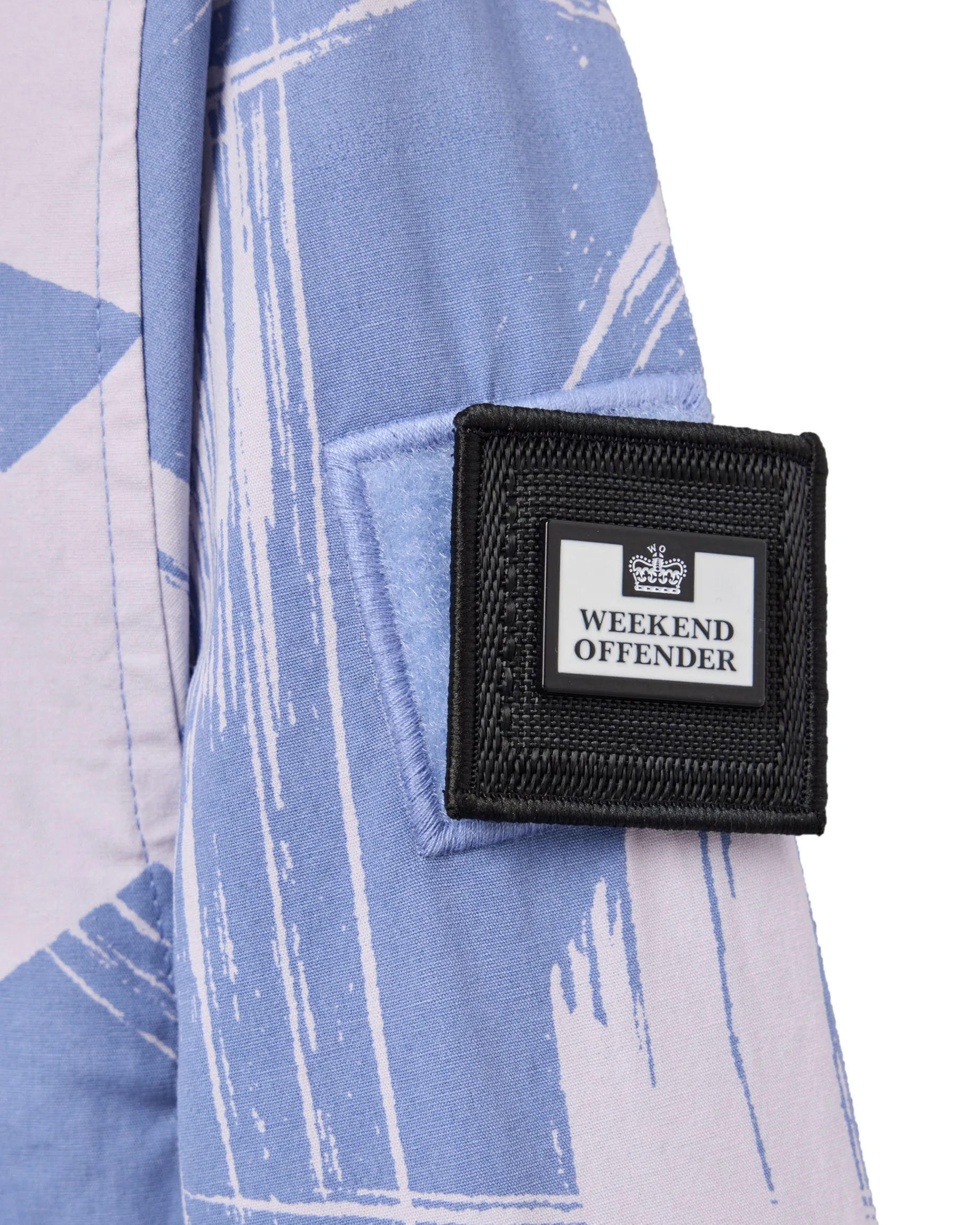 Technician Camo Cotton Jacket Cornflower Blue