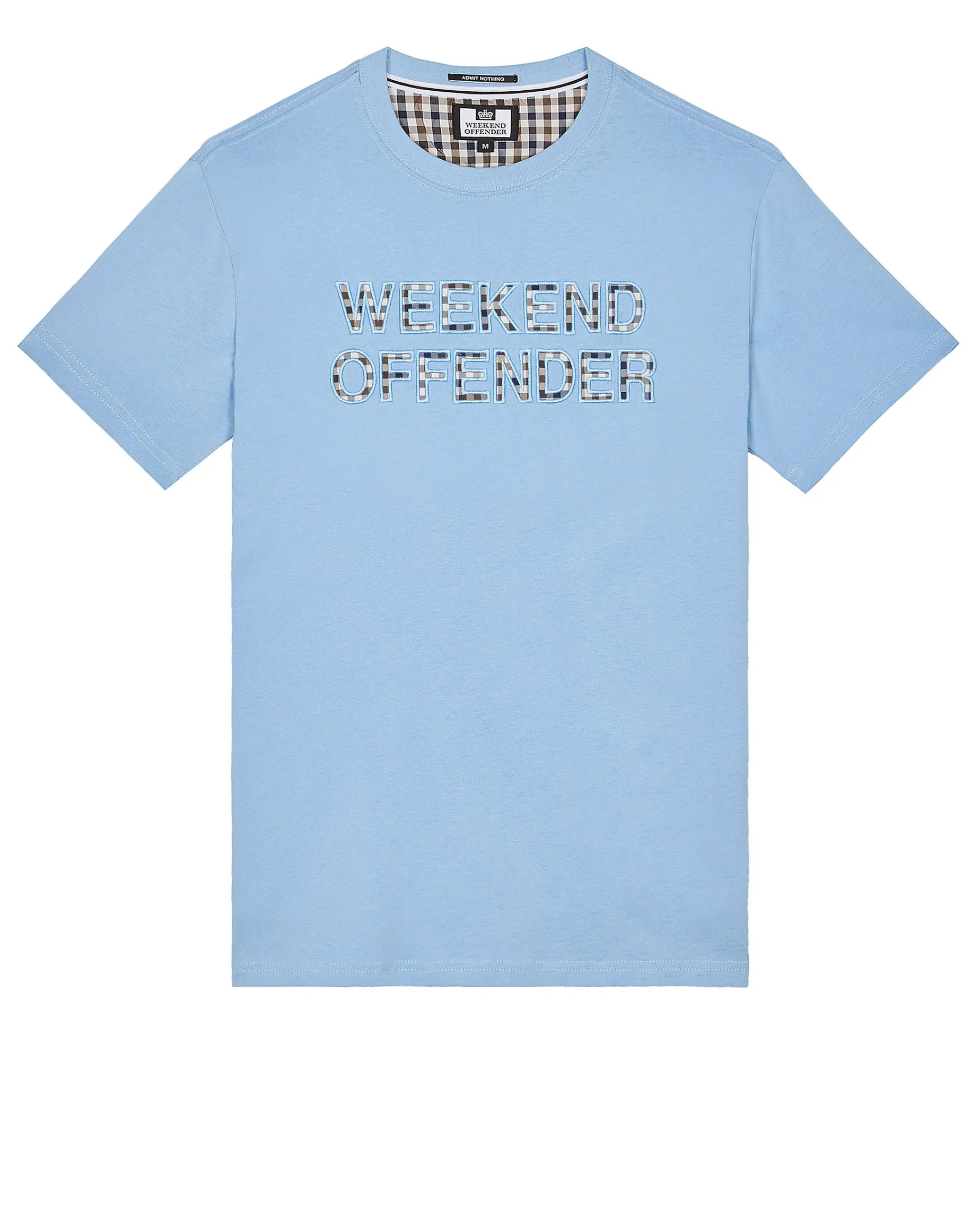 Tornaco T-Shirt Sea Marine Blue/Mid House Check
