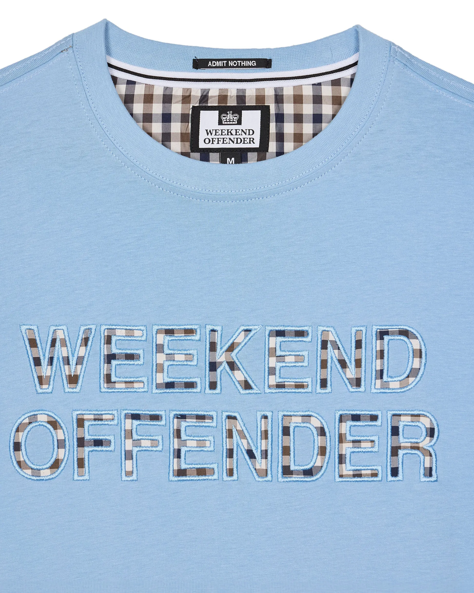 Tornaco T-Shirt Sea Marine Blue/Mid House Check