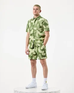 Toshima Camo Shirt Sapling Green