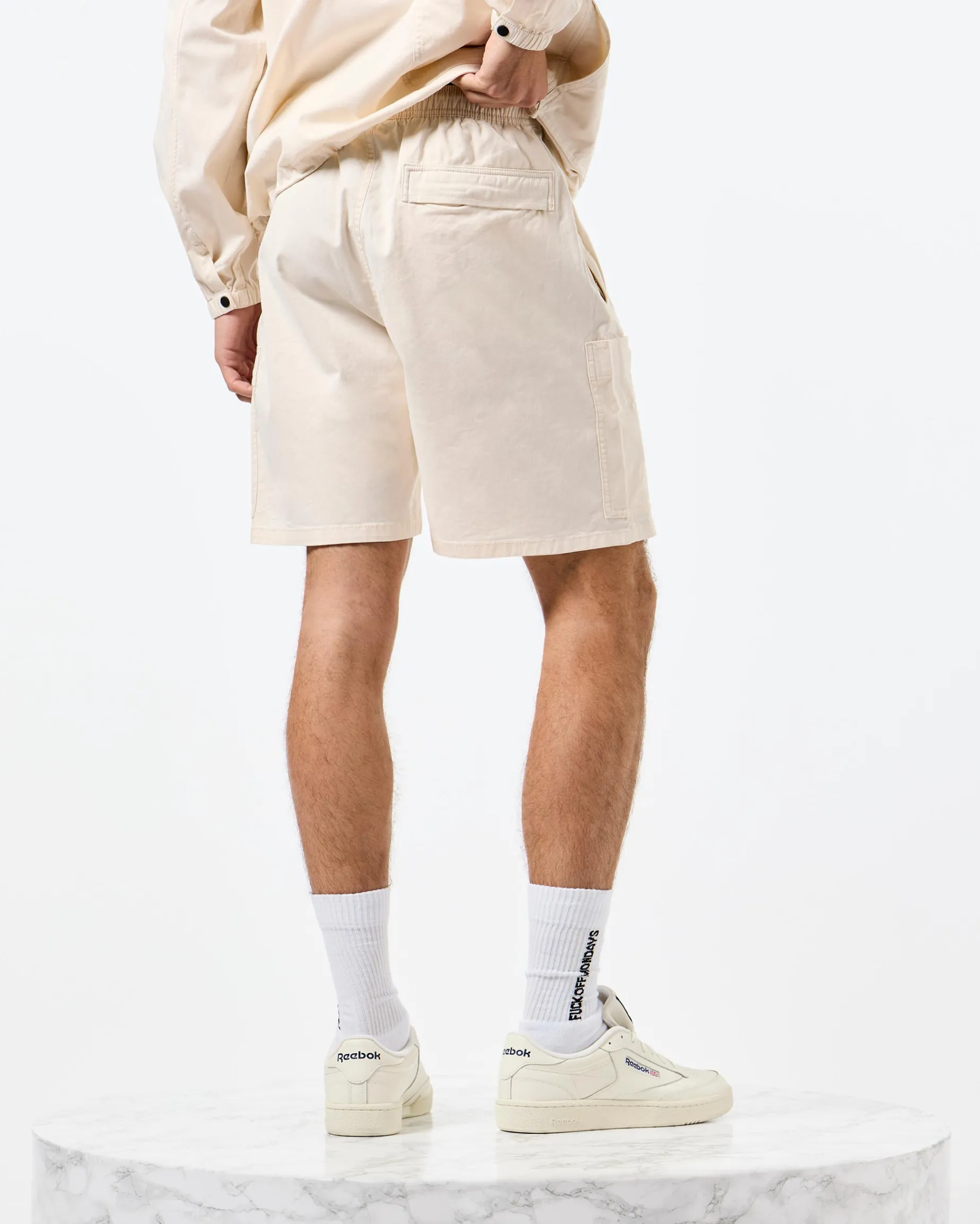 Uptown Utility Shorts Alabaster