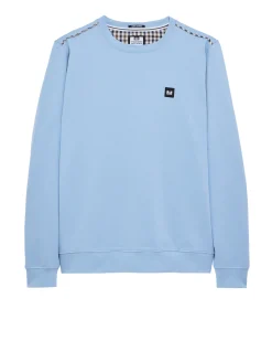Vega Sweatshirt Sea Marine Blue/Mid House Check