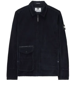 Vinnie Cord Over-Shirt Navy