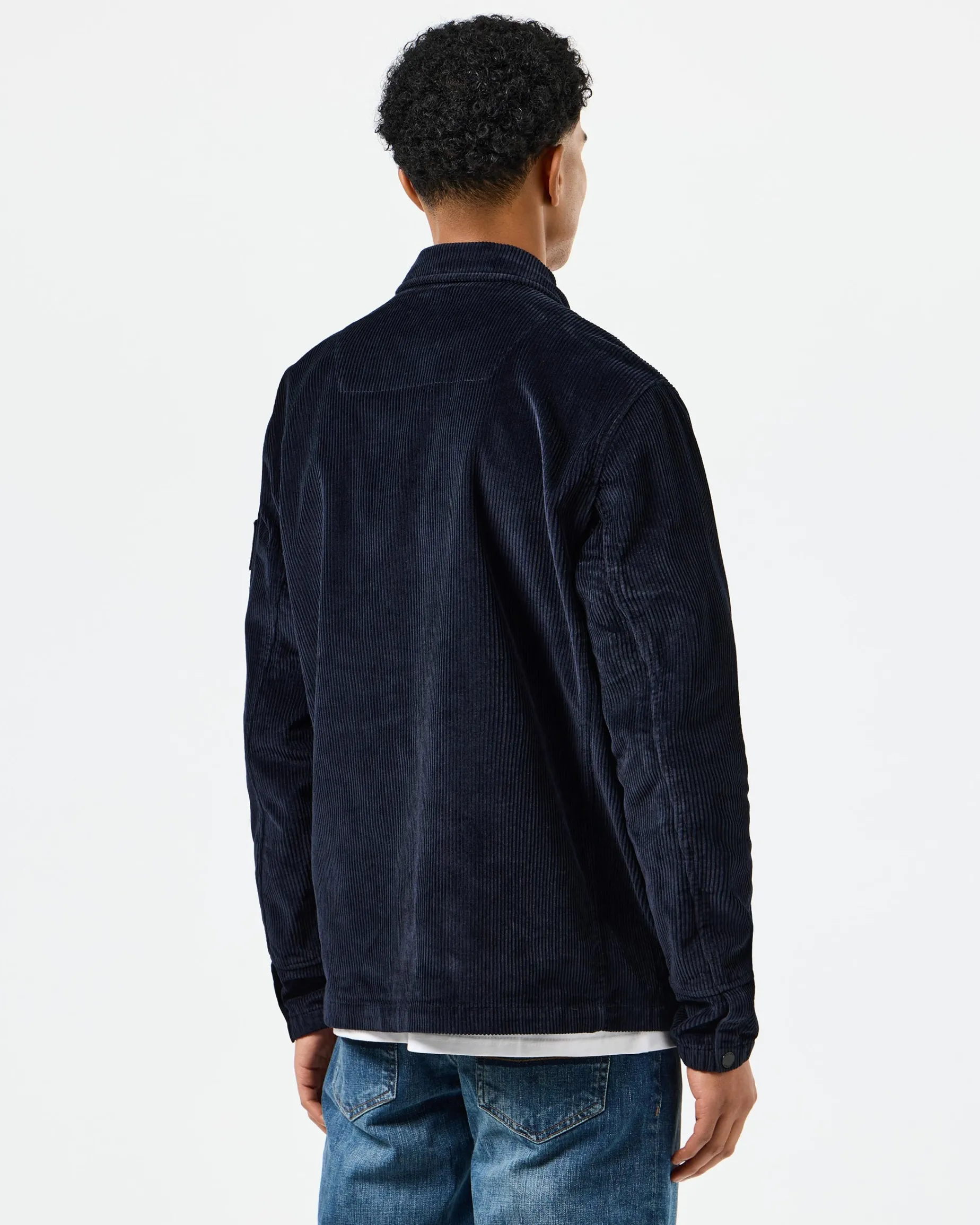 Vinnie Cord Over-Shirt Navy