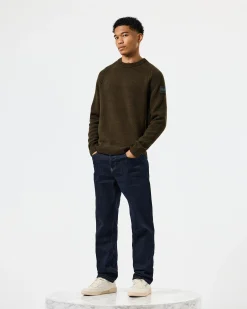 Zagreb Knitted Wool Sweater Castle Green