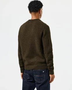 Zagreb Knitted Wool Sweater Castle Green